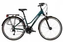 Jalgratas Kross Trans 4.0 Lady, 28, M, sinine/must