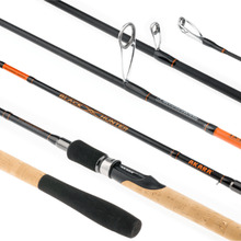Spinning Akara Black Hunter, 2-osaline, 280 cm, 12-37 g, must/oranž