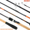 Spinning Akara Black Hunter, 2-osaline, 228 cm, 144 g, must/oranž