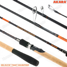 Spinning Akara Black Hunter, 2-osaline, 228 cm, 144 g, must/oranž