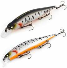 Vobler Akara Best Minnow 110SP A109, 11 cm, 17 g, hõbe/must/oranž
