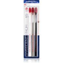 Keskmise pehmusega hambaharjad Swissdent Profi Colours, 3 tk