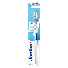 Keskmise tugevusega hambahari Jordan Target White