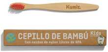 Bambusest hambahari lastele Lovyc Kids punane, Lovyc