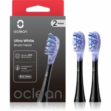 Oclean Ultra White hambaharja otsikud, mustad, 2 tk