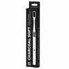 Pehme hambahari Woom Charcoal Soft must