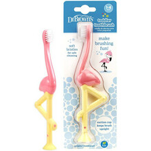 Laste hambahari Dr. Browns Flamingo, roosa HG058