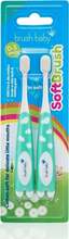 Hambahari Brush Baby FirstBrush, roheline