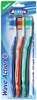 Keskmise karedusastmega hambaharjad Active Oral Care Wave Action, 3 tk