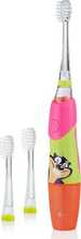Elektriline hambahari Brush-Baby KidzSonic, roosa/oranž