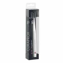 Hambaharjade komplekt Curaprox Black is White 2 tk