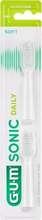 GUM Sonic Daily hambaharja vahetatavad otsikud, valged, 2 tk
