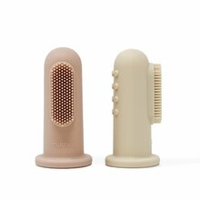 Silikoonist sõrmehambahari Mushie Blush/Shifting Sand, 2 tk