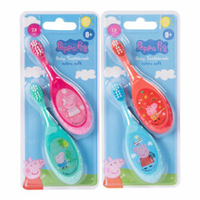 Beebide hambahari Peppa Pig Baby Toothbrush, 2 tk