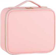 Kosmeetikakohver valgustatud peegliga Osom Professional Cosmetic Case With Lighted Mirror OSOMP040RG, roosa kuldne