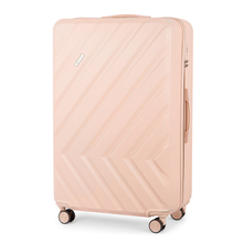 Keskmise suurusega kohver Solier Luggage STL945 M 24, roosa
