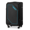 Keskmise suurusega pehme kohver Solier Luggage STL2240 M 23, must/roheline