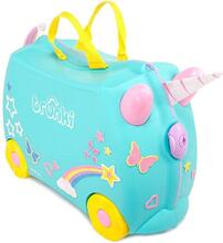 Laste kohver Trunki Una Unicorn TRU-0287, sinine/kollane/roosa