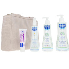 Kohver Mustela Beige Trolley Bag Case, 5 tk
