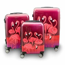 Kohvrite komplekt Berwin Flamingo, 3 tk