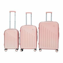 Reisikohvrite komplekt 3 tk, heleroosa