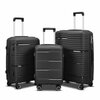 Reisikohvrite komplekt Barut, must, 3 tk