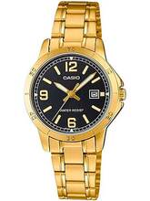 Naiste kell Casio COLLECTION LTP-V004G-1B, kuldne, 35 mm