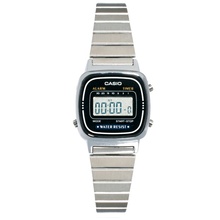 Naiste käekell Casio LA-670WEA-1EF, hõbedane