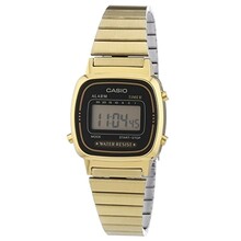Naiste kell Casio LA670WEGA-1EF, kuldne