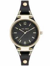 Naiste kell Paul Lorens PL3652A-1A2, must nahast rihm
