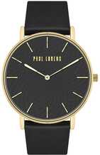 Naiste kell Paul Lorens PL8709A1-1A2, must/kuldne