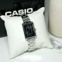 Naiste kell Casio LTP-1234DD-1A, must/hõbe