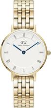 Naiste käekell Daniel Wellington Petite Roman Numerals 5-Link DW00100682, kuldne
