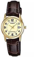 Naiste kell Casio LTP-V002GL 9BUDF, kuldne/pruun, karp