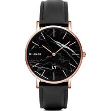 Naiste käekell Millner Camden 0010202-CAMDEN, Marble Black, must