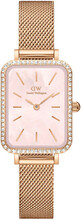 Naiste kell Daniel Wellington Quadro Mesh DW00100669, roosa kuld