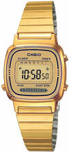 Naiste kell Casio LA670WEGA-9EF, kuldne
