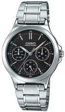 Naiste kell Casio LTP-V300D-1A, must
