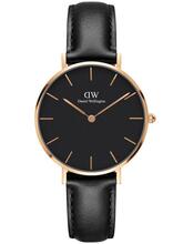 Naiste kell Daniel Wellington Classic Petite Sheffield DW00100168, 32mm, must