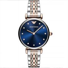 Naiste käekell Emporio Armani AR11092 Gianni T Bar, sinine, 32 mm