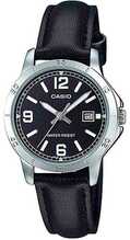 Naiste käekell Casio Collection LTP-V004L-1B, must