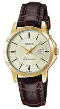 Naiste kell Casio LTP-V004GL-9AUDF, kuldne/pruun