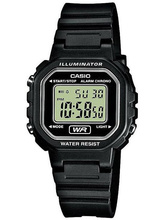 Naiste kell Casio LA-20WH-1AEF, must