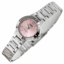 Naiste käekell Casio LTP-1177A-4A1, zd637a, hõbe/roosa, karp
