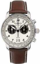 Meeste kell Zeppelin 8684-5 Graf Zeppelin LZ127, 41 mm, beež