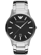 Meeste käekell Emporio Armani Renato AR2457, 43 mm hõbe