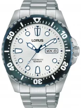 Lorus RL477BX9, 44 mm, valge, hõbe