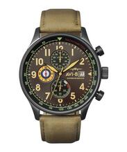 Meeste käekell AVI-8 Hawker Hurricane Chronograph AV-4011-0E, roheline