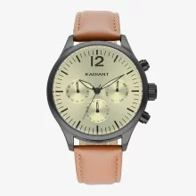 Meeste käekell Radiant RA641704, 43 mm, must, nahast rihm
