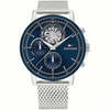 Meeste kell Tommy Hilfiger STEWART S7296885, 44 mm, hõbe